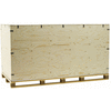 Embalaje de madera formado por una tapa, 4 lados y una base. Adecuado para productos muy voluminosos...
